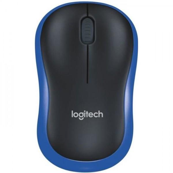 LOGITECH M185 Wireless Mouse - BLUE - EWR2