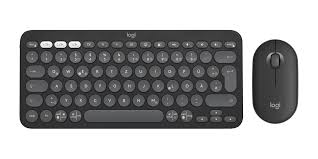 COMBO CLAVIER ET SOURIS LOGITECH PEBBLE 2 BLACK 
