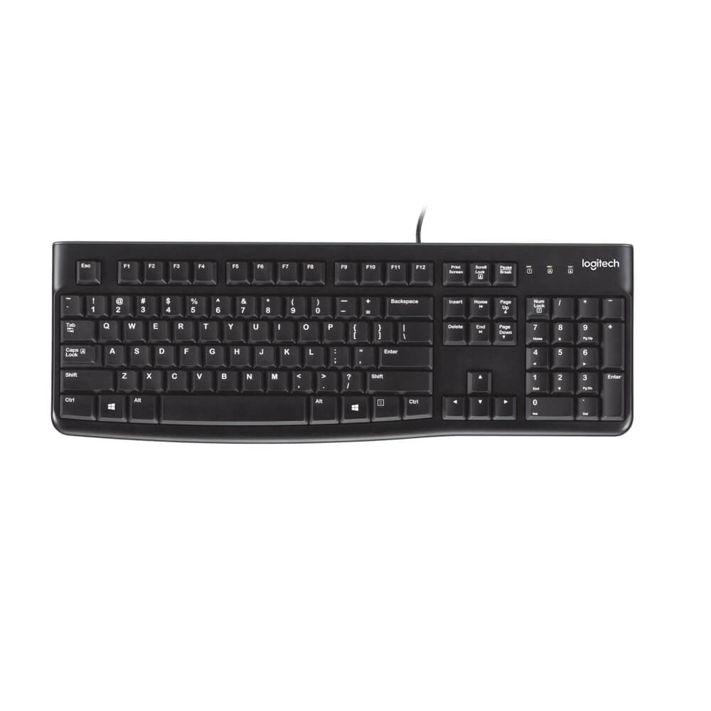 LOGITECH CLAVIER QWERTY K120 Corded BK-US INTL USB
