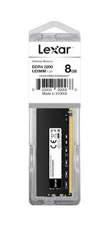 Barrette mémoire Lexar UDIMM 8GB DDR4 3200 MHz - Pc Bureau